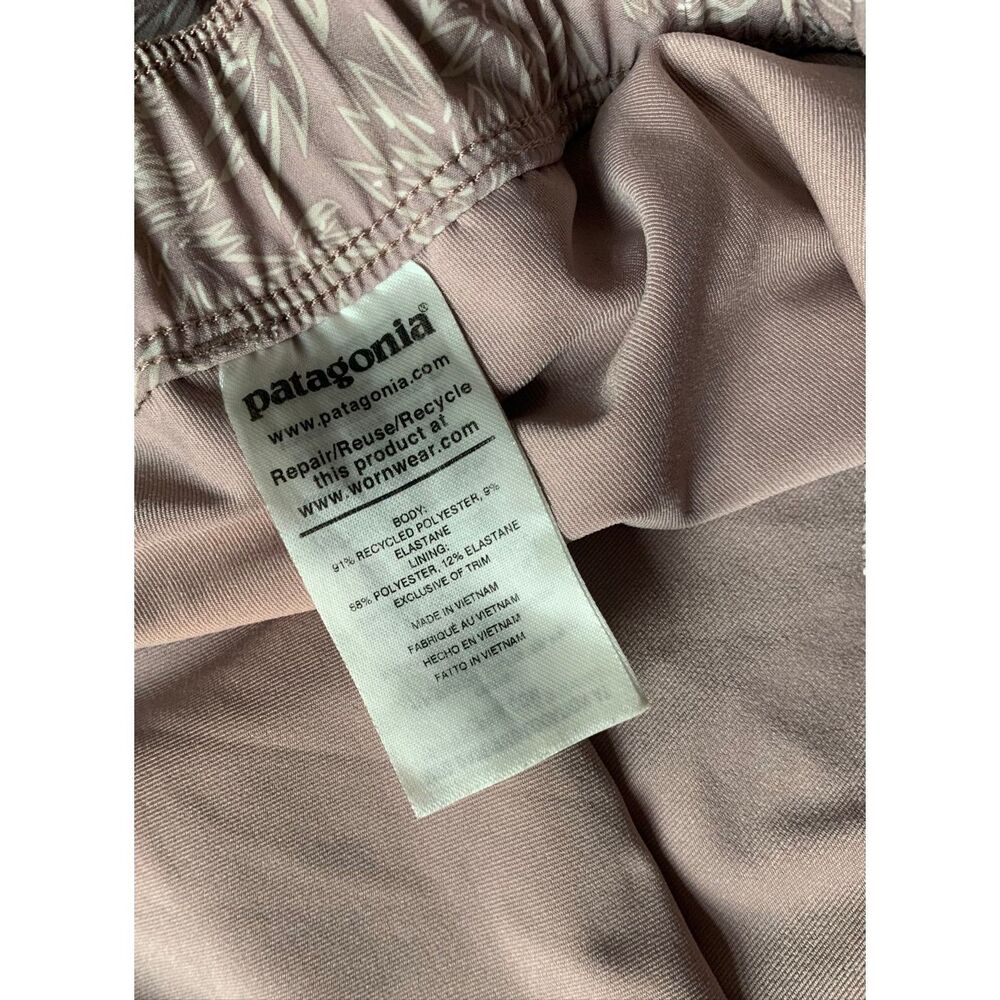 NEW NWOT PATAGONIA Fleetwith tan PRINT Wrap Skirt Skort sz XL - Picture 7 of 8